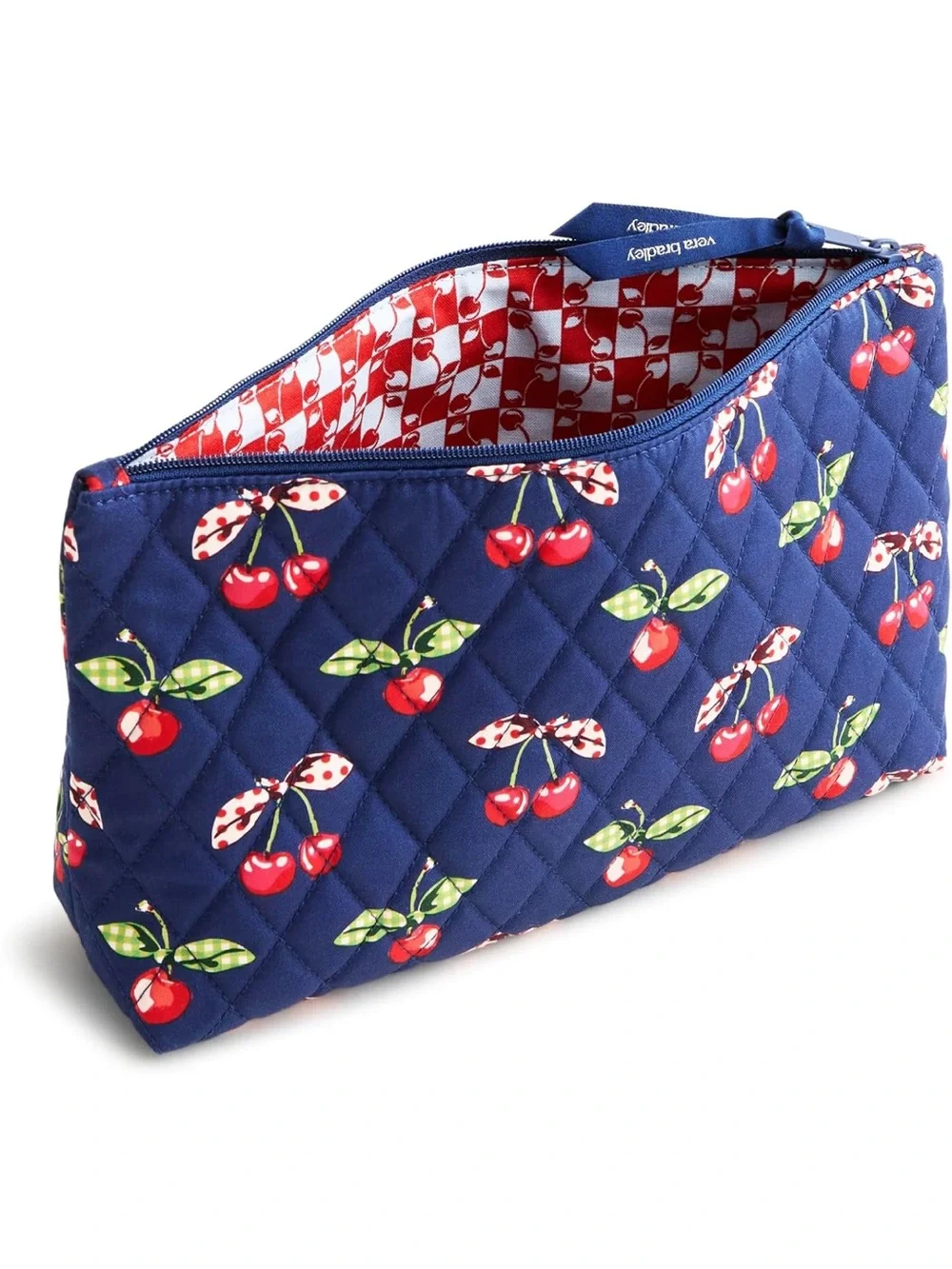 Vera Bradley quilted cosmetic